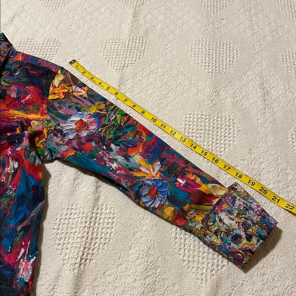 Robert Graham Multicolor Floral Button Down Shirt - Picture 7 of 13